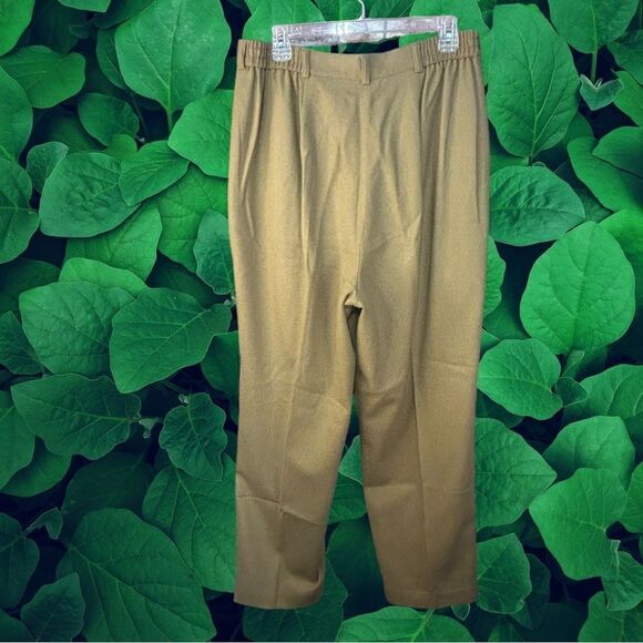 5 for $25🔥Lane Bryant Designs 100% Pure New Wool Tan Pants Size 18 - Picture 2 of 5
